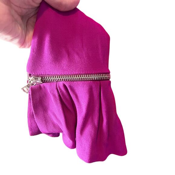 NWT Alexis Pink Seine MIDI dress‎ removable wrist ruffles S - Picture 7 of 10